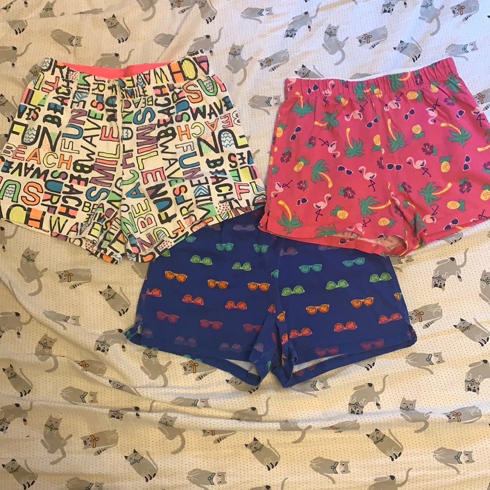 set of 3 kids summer shorts